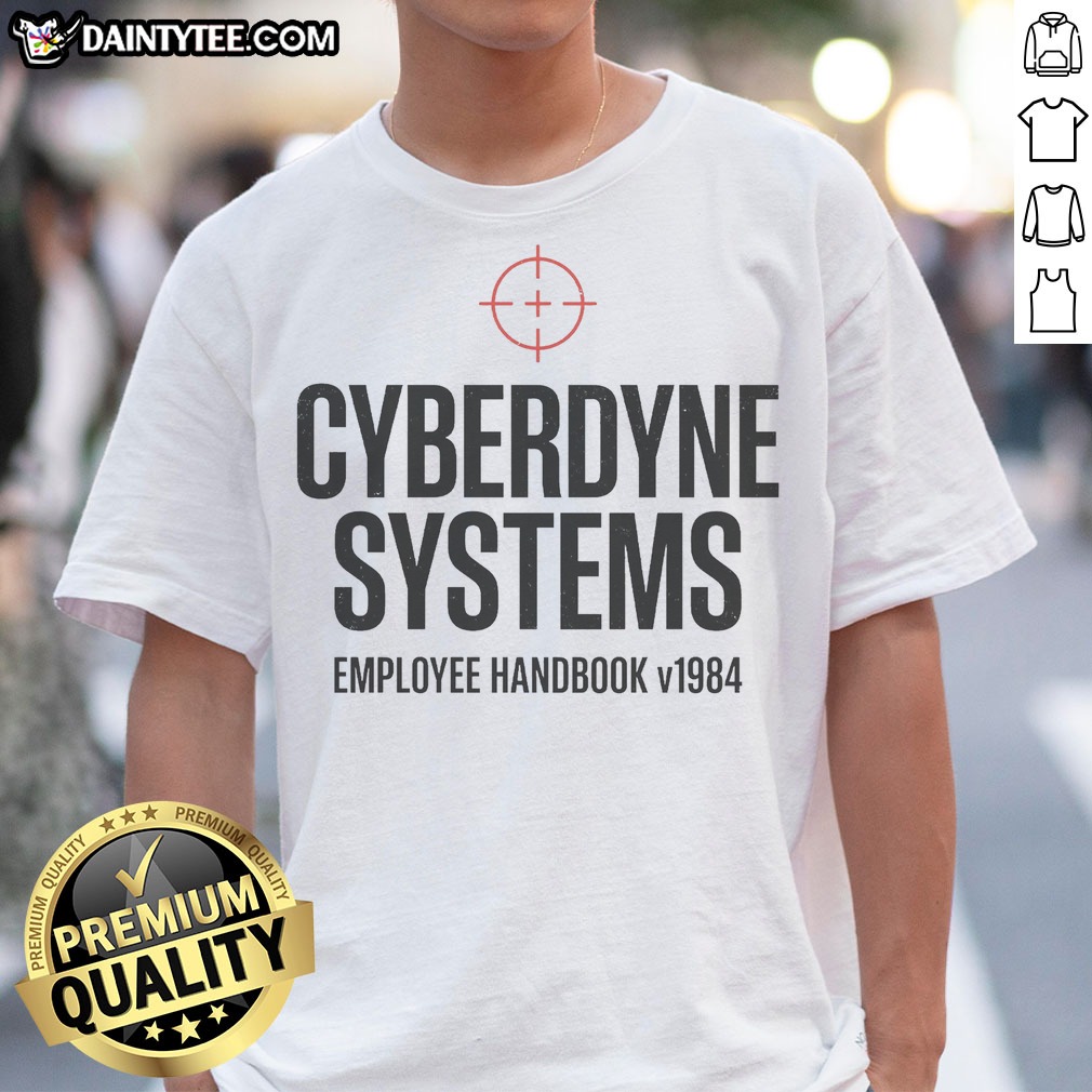 official-cyberdyne-systems-employee-handbook-v1984-shirt Official Cyberdyne Systems Employee Handbook V1984 Shirt featuring classic design and comfortable fit