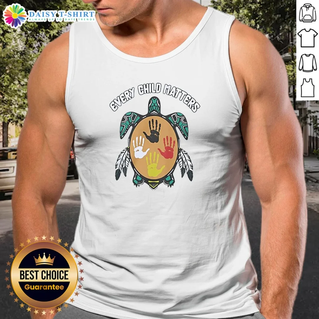 Official Every Child Matters Turtle Tank Top Official Every Child Matters Turtle Tank Top