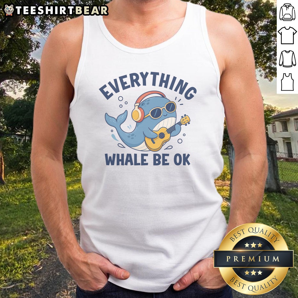 official-everything-whale-be-ok-tank-top Official Everything Whale Be OK Tank top displayed in a vibrant setting, showcasing its unique design.