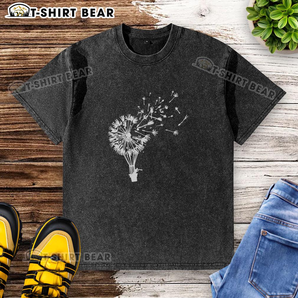 Official Flower Power Dandelion Fly Away Freedom Washed T Shirt Official Flower Power Dandelion Fly Away Freedom washed t-shirt featuring a vibrant dandelion design.