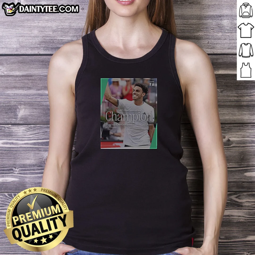 official-hsbc-championships-champion-francisco-cerndolo-atp-500-tank-top Official HSBC Championships Champion Francisco Cerndolo ATP 500 Tank Top