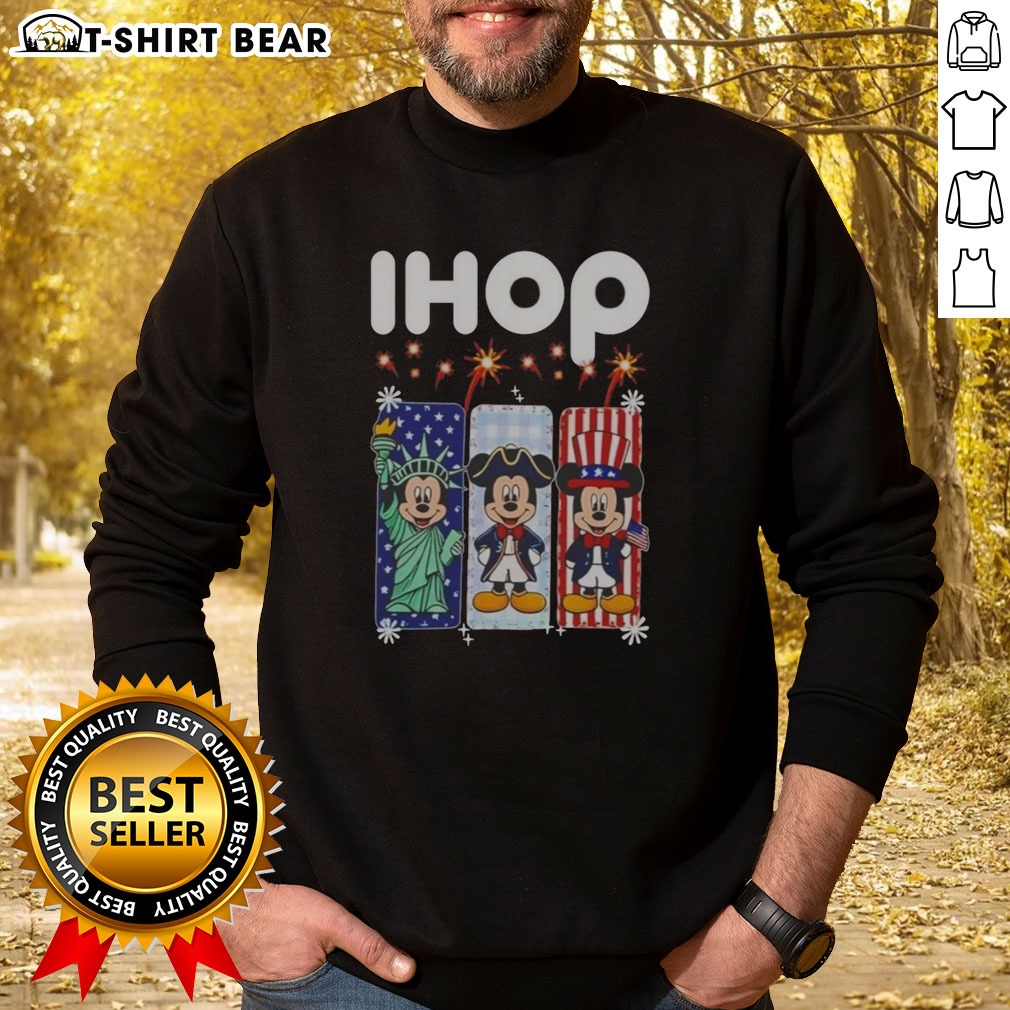 official-ihop-mickey-mouse-statue-of-liberty-patriot-independence-day-sweatshirt Official Ihop Mickey Mouse Statue Of Liberty Patriot Independence Day Sweatshirt in navy blue, featuring a bold graphic on the front