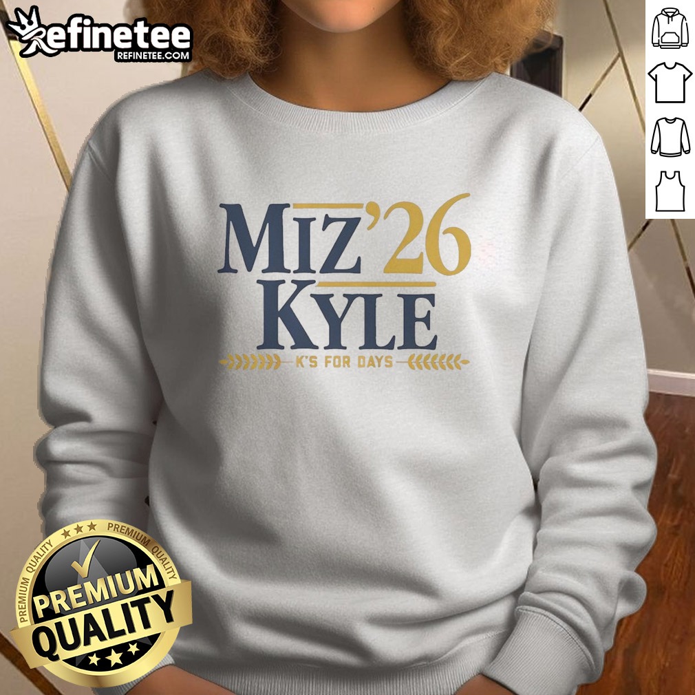 official-jacob-misiorowski-and-kyle-harrison-jacob-misiorowski-miz-kyle-26-k-s-for-days-sweatshirt Official Jacob Misiorowski And Kyle Harrison Jacob Misiorowski Miz Kyle '26 K'S For Days sweatshirt displayed on a neutral background