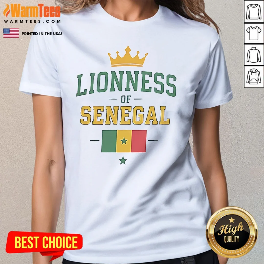 official-lioness-of-senegal-flag-and-crown-national-ladies-shirt-ladies-tee Official Lioness Of Senegal Flag And Crown National Ladies Shirt