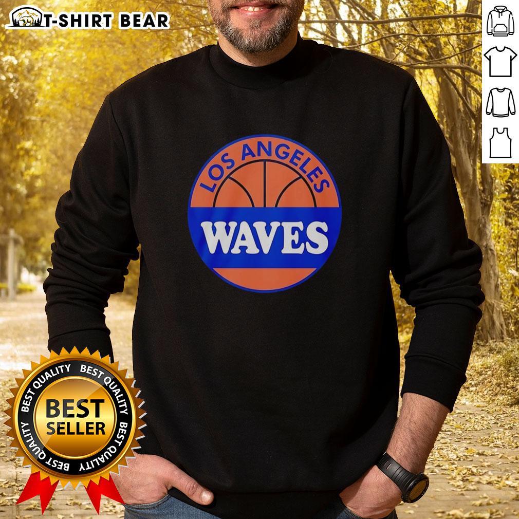 Official Los Angeles Waves Sweatshirt Official Los Angeles Waves sweatshirt in navy blue, featuring the team logo and cozy design for fans.