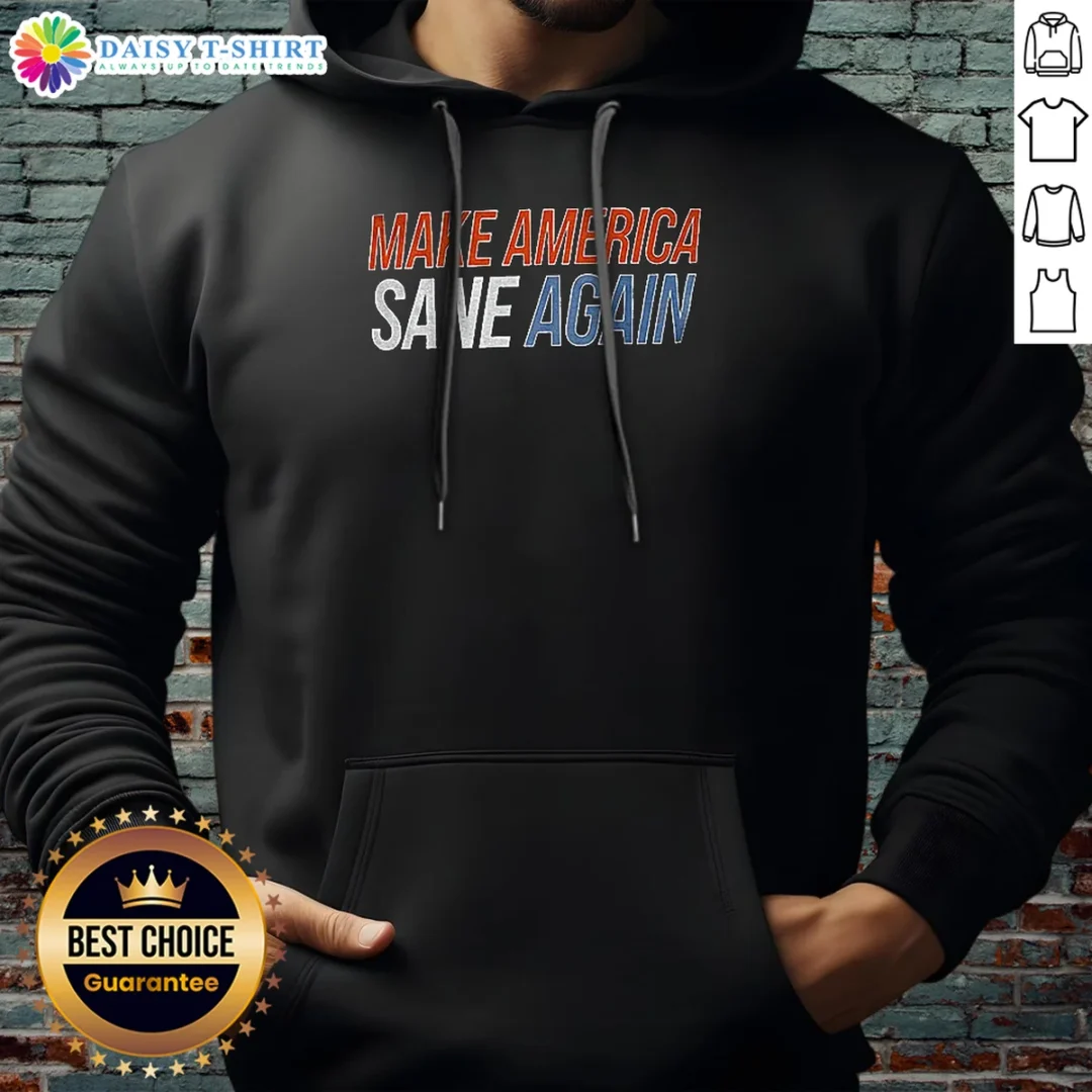 Official Make America Sane Again 2026 Hoodie Official Make America Sane Again 2026 Hoodie in charcoal gray, featuring front kangaroo pocket and adjustable drawstring hood