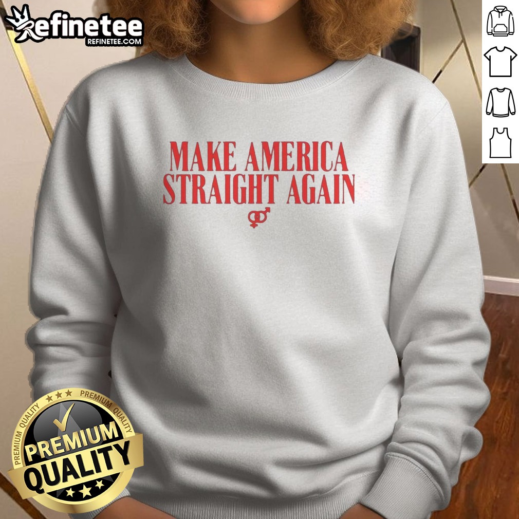 official-make-america-straight-again-male-and-female-gender-symbol-political-sweatshirt Official Make America Straight Again Male And Female Gender Symbol Political sweatshirt displayed on a neutral background.