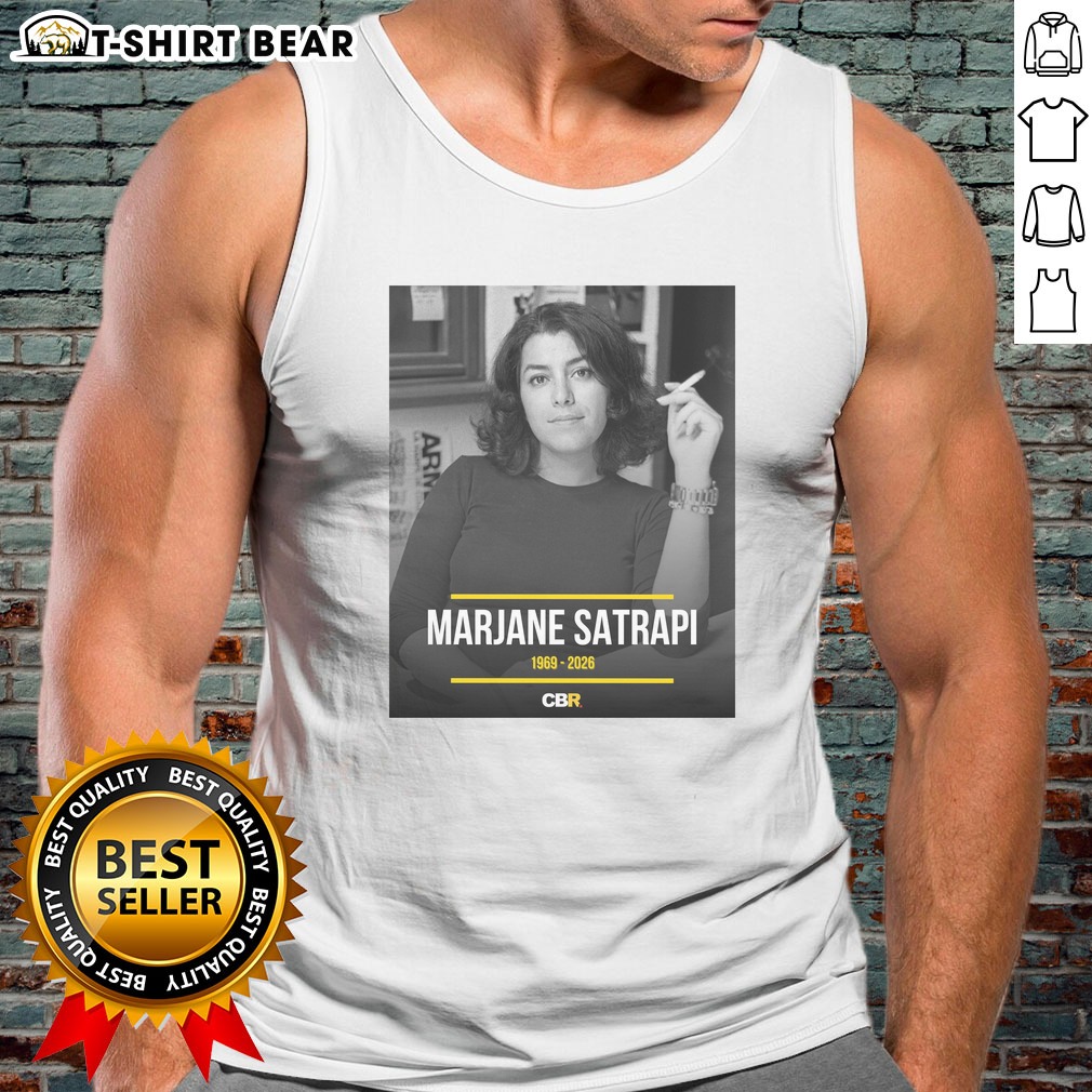 official-marjane-satrapi-french-iranian-artist-author-and-filmmaker-dies-at-56-memorial-tribute-tank-top Official Marjane Satrapi French Iranian Artist Author And Filmmaker Dies At 56 Memorial Tribute Tank top displayed on a neutral background