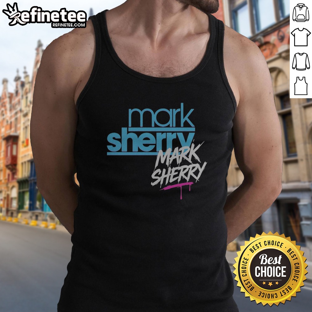 official-mark-sherry-repeat-tank-top Official Mark Sherry Repeat tank top featuring a unique design for fans of Mark Sherry.