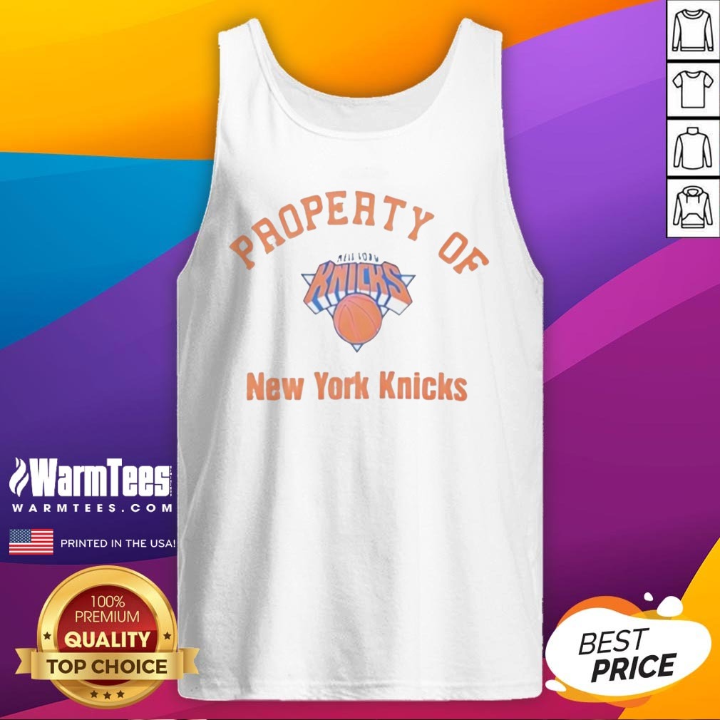 official-new-york-knicks-nba-property-of-new-york-knicks-logo-tank-top Official New York Knicks NBA Property Of New York Knicks Logo tank top featuring the iconic Knicks logo.