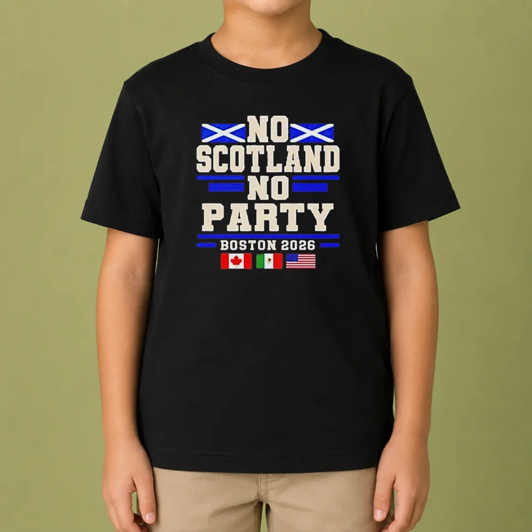 official-no-scotland-no-party-boston-2026-kids-t-shirt Official No Scotland No Party Boston 2026 Kids T-Shirt