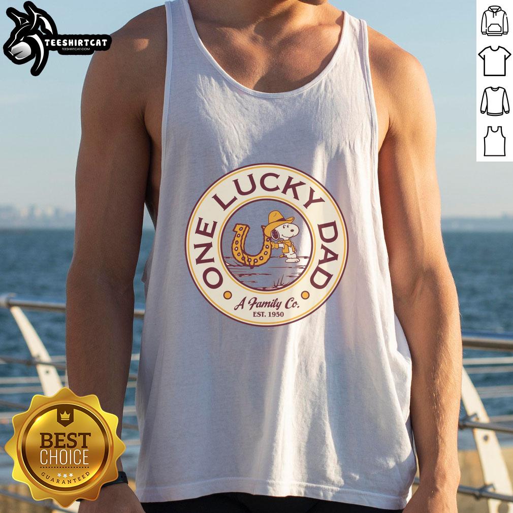 official-peanuts-comfort-colors-one-lucky-tank-top Official Peanuts Comfort Colors One Lucky Tank Top in vibrant colors featuring classic Peanuts characters for a fun summer look.