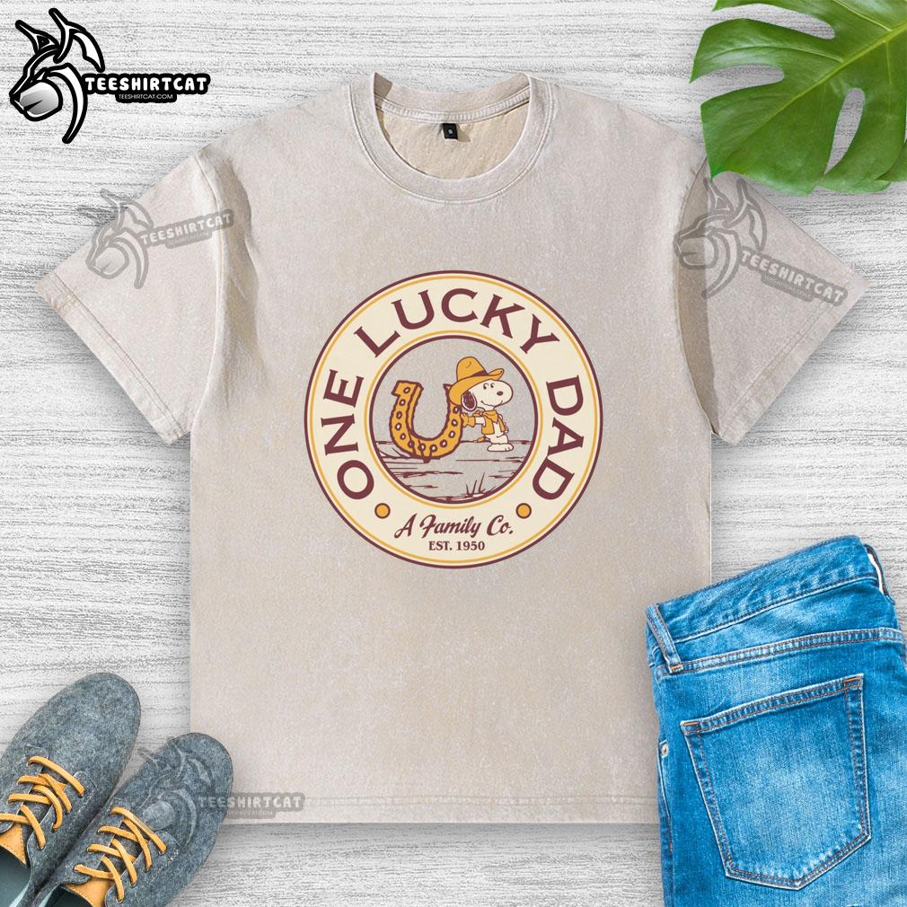 official-peanuts-comfort-colors-one-lucky-washed-t-shirt Official Peanuts Comfort Colors One Lucky Washed T-Shirt in vibrant colors, featuring classic Peanuts character designs.