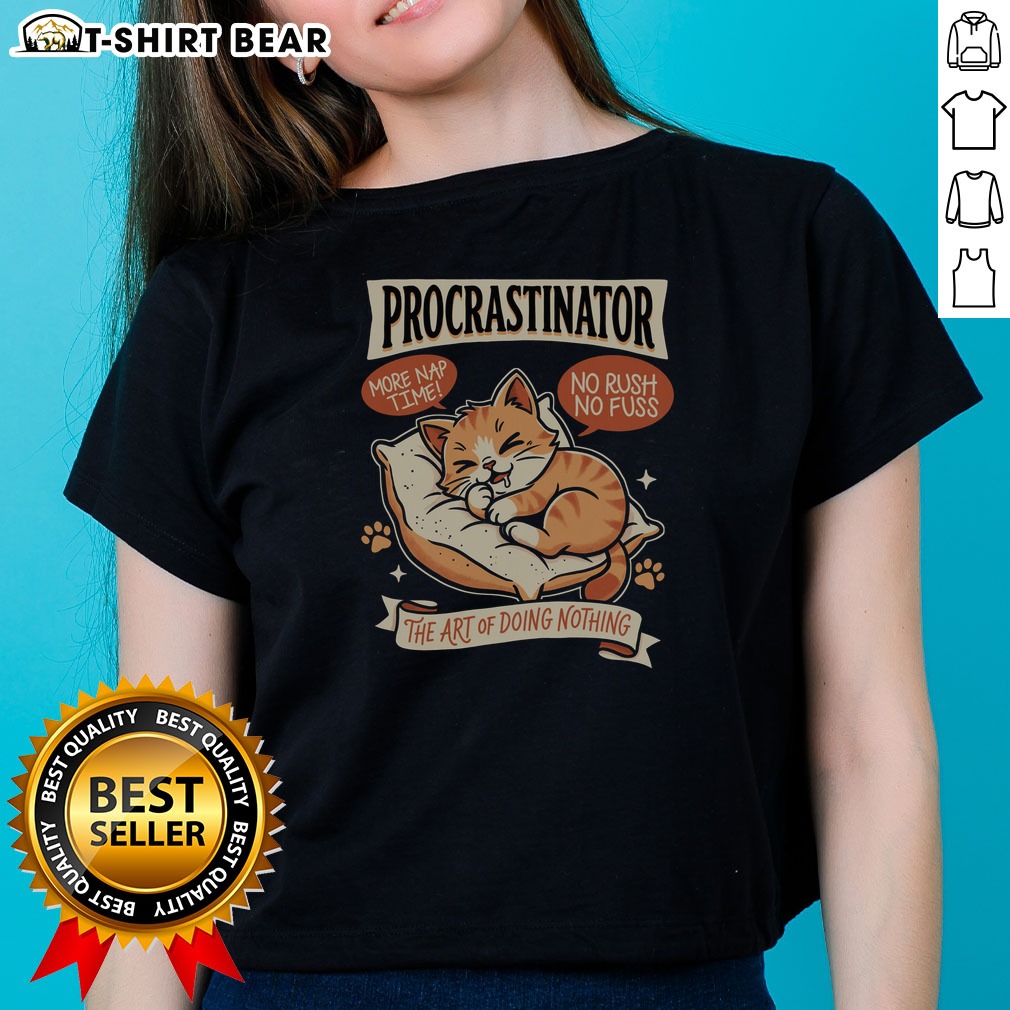Official Procrastinator Cat Ladies Shirt Official Procrastinator Cat Ladies Shirt featuring a playful feline design perfect for cat lovers.