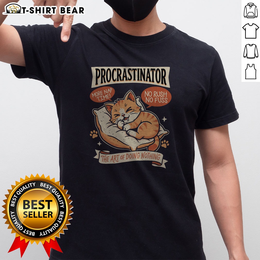 Official Procrastinator Cat Shirt Official Procrastinator Cat Shirt featuring a playful cat graphic on a comfortable tee