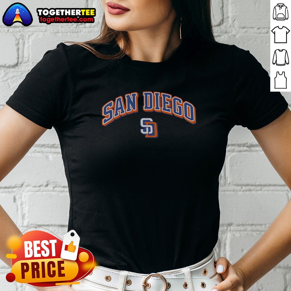official-san-diego-padres-sd-logo-ladies-shirt Official San Diego Padres SD Logo Ladies shirt featuring team emblem on a comfortable fitted tee