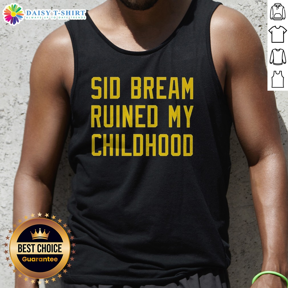 official-sid-bream-ruined-my-childhood-pittsburgh-pirates-mlb-baseball-fan-rivalry-tank-top Official Sid Bream Ruined My Childhood Pittsburgh Pirates MLB Baseball Fan Rivalry Tank Top displayed on a neutral background