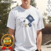 Official Snoopy And Woodstock Holding Oklahoma City Thunder Flags To Cheer Shirt featuring vibrant colors and fun graphics.