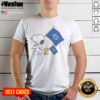 Official Snoopy And Woodstock Holding Orlando Magic Flags To Cheer shirt featuring vibrant graphics and comfortable fit.
