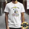 Official Snoopy Woodstock The Grandpa Code Fun Is Mandatory Mom Does Not Need To Know Shirt displayed on a flat surface
