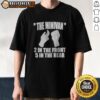 Official The Minivan 2 In The Front 5 In The Rear Hand Gesture Graphic Shirt displayed on a hanger
