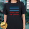 Official Three Parallel Horizontal Blue Lines Shirt Three Lines On A Shirt displayed on a clean background