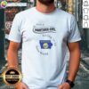 Official To Just A Montana Girl Living In An Iowa World Iowa Montana Map Shirt featuring a unique state map design on a comfortable cotton tee