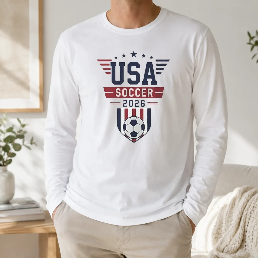 Official USA Soccer WC 2026 Long Sleeve Shirt Official USA Soccer WC 2026 Long Sleeve Shirt