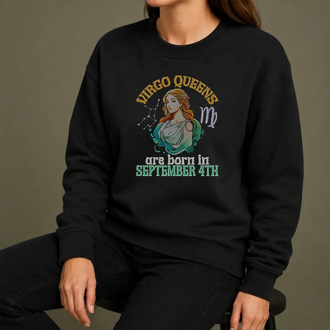 Official Virgo Queens Are Born In September 4th Sweater Official Virgo Queens Are Born In September 4th Sweater