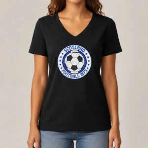 Hot Scotland Football 1873 Vintage V-Neck Shirt