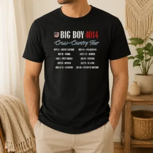 Good Big Boy 4014 Tour America 250th Train Cross Country Tour Shirt