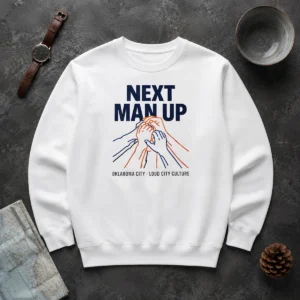 Original Next Man Up Oklahoma City Loud City Culture Basketball Sweater