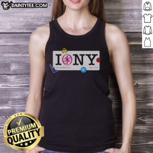 Awesome The Governors Ball I Love New York City Tank Top in vibrant colors, perfect for summer festivals.