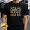 One Lonely Beastie I Be Retro Stripe Bold Typography Art