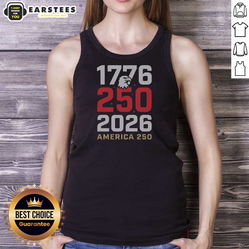 original-1776-250-2026-america-250-eagle-tank-top Original 1776 250 2026 America 250 Eagle Shirt - Image 2