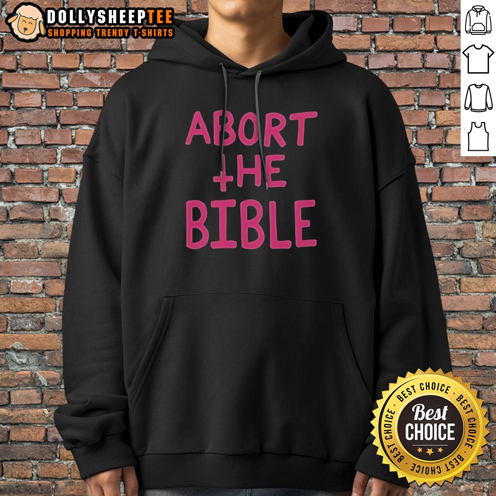 Original Abort The Bible Letter Hoodie Original Abort The Bible Letter Hoodie in a modern fit with unique lettering design