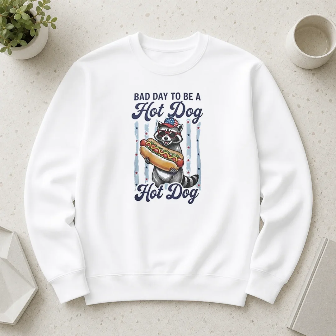 original-bad-day-to-be-a-hot-dog-sweater Original Bad Day To Be A Hot Dog Sweater