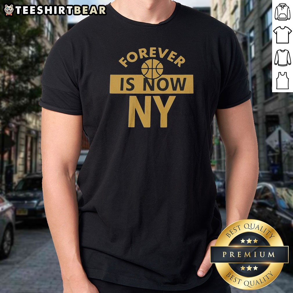 original-forever-is-now-ny-shirt Original Forever Is Now NY Shirt in classic crew neck style with bold graphic print on front