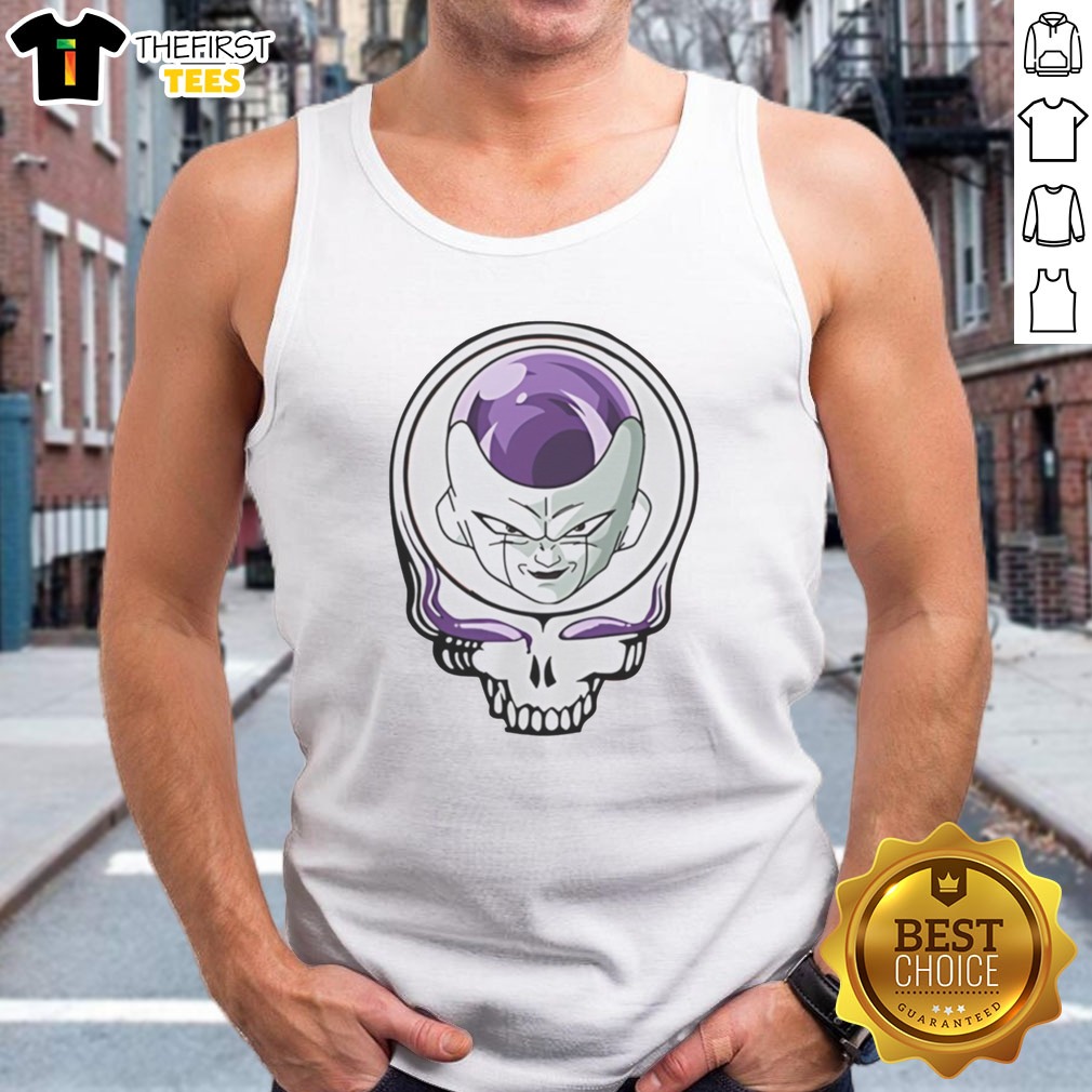original-frieza-x-grateful-dead-skull-tank-top Original Frieza X Grateful Dead Skull Tank top featuring vibrant artwork and a comfortable fit.