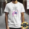 Original I Dont Need To Meditate I Need To Scream Pink Shark Funny Graphic Shirt displayed on a wooden background