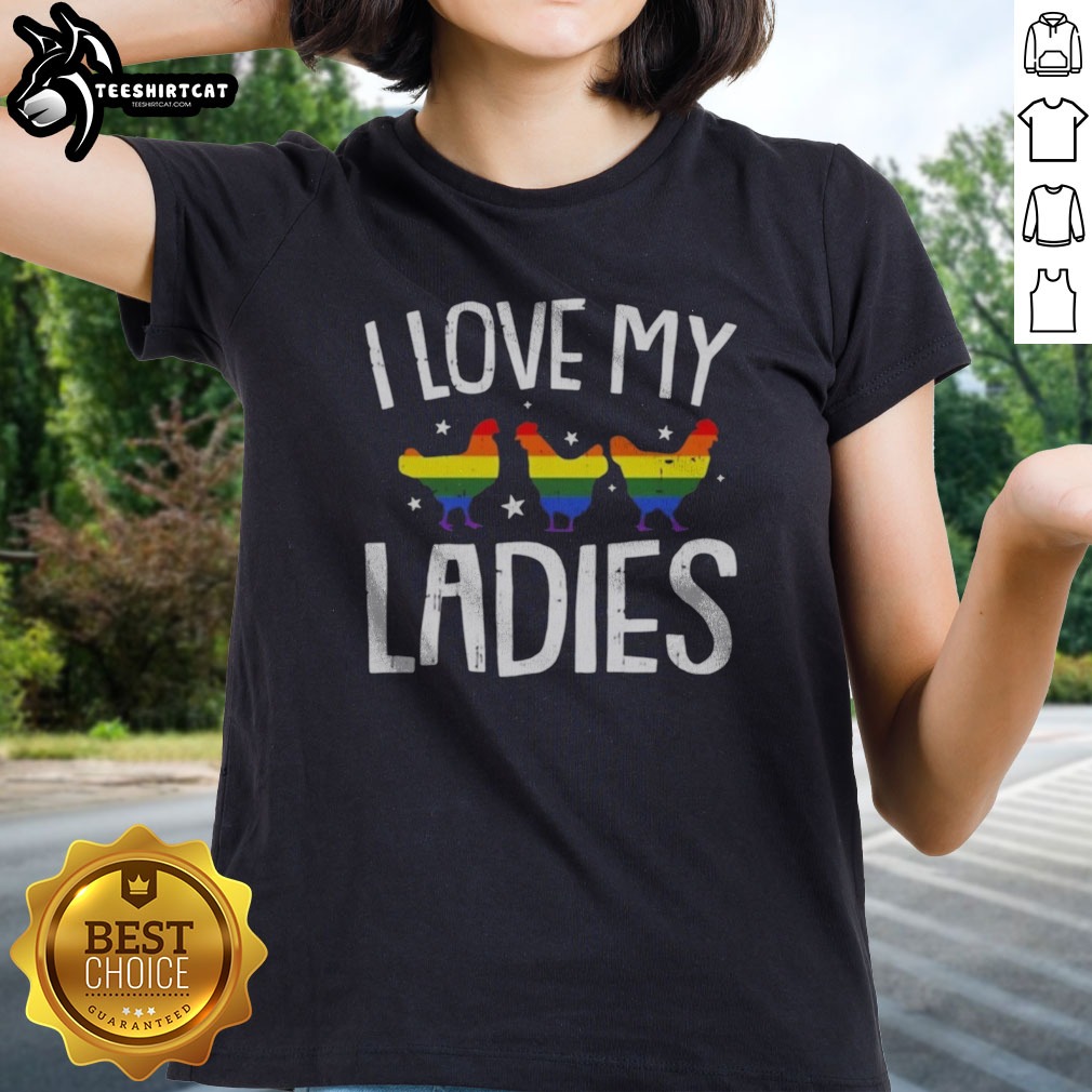 original-i-love-my-ladies-rainbow-chicken-pride-poultry-farm-lover-ladies-shirt Original I Love My Ladies Rainbow Chicken Pride Poultry Farm Lover Ladies shirt displayed in vibrant colors
