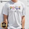 Original Las Vegas Aces 2026 WNBA Pride LGBT Pattern Flag Shirt featuring vibrant colors and a unique design.