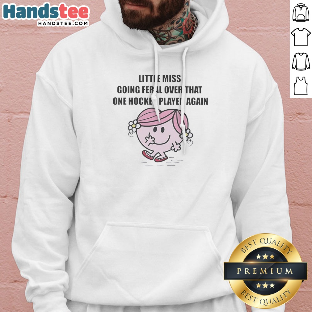 original-little-miss-going-feral-over-that-one-hockey-player-again-cartoon-humor-hoodie Original Little Miss Going Feral Over That One Hockey Player Again Cartoon Humor Hoodie in black, featuring bold cartoon text and graphic