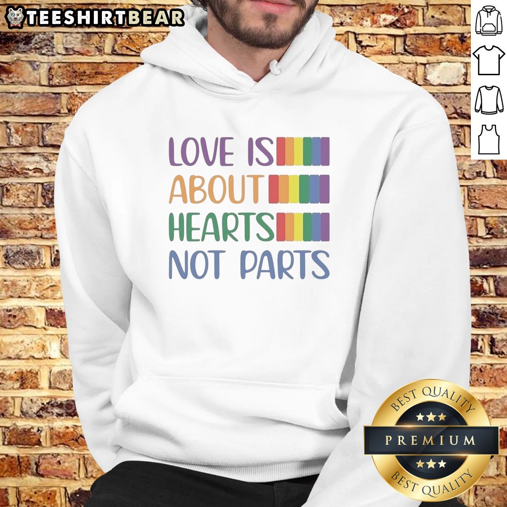 original-love-is-about-hearts-not-parts-pride-month-hoodie Original Love Is About Hearts Not Parts Pride Month Hoodie featuring vibrant colors and inclusive message.