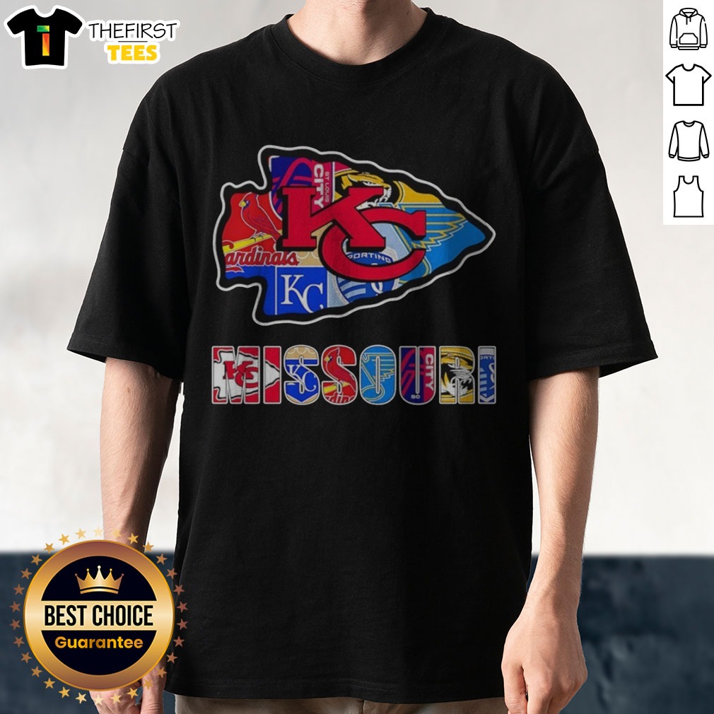 original-mo-chiefs-royals-cardinals-blues-sporting-arrowhead-logo-shirt-1 Original MO Chiefs Royals Cardinals Blues Sporting Arrowhead Logo Shirt displayed on a neutral background