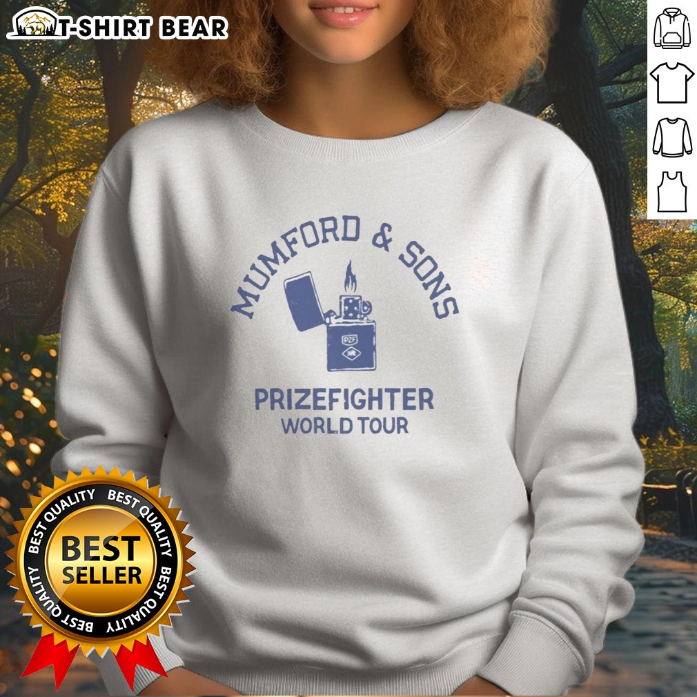 Original Mumford And Sons Prizefighter World Tour Sweatshirt Original Mumford And Sons Prizefighter World Tour Sweatshirt featuring a vintage concert graphic