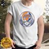 Original New York Knicks Grateful Dead Basketball Team Logo Shirt featuring vibrant colors and unique graphics