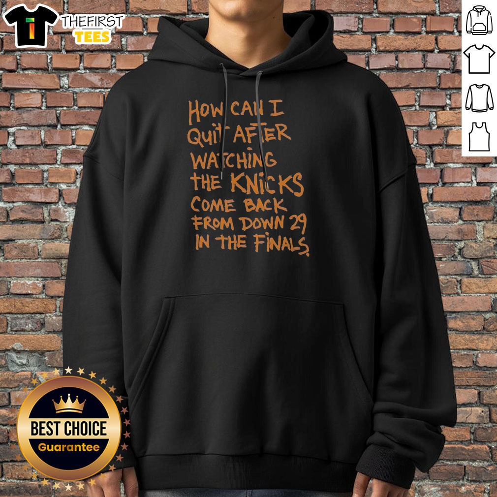 original-new-york-knicks-how-can-i-quit-after-watching-the-knicks-come-back-from-down-29-in-the-finals-hoodie Original New York Knicks How Can I Quit After Watching The Knicks Come Back From Down 29 In The Finals Hoodie in navy blue, front view with kangaroo pocket