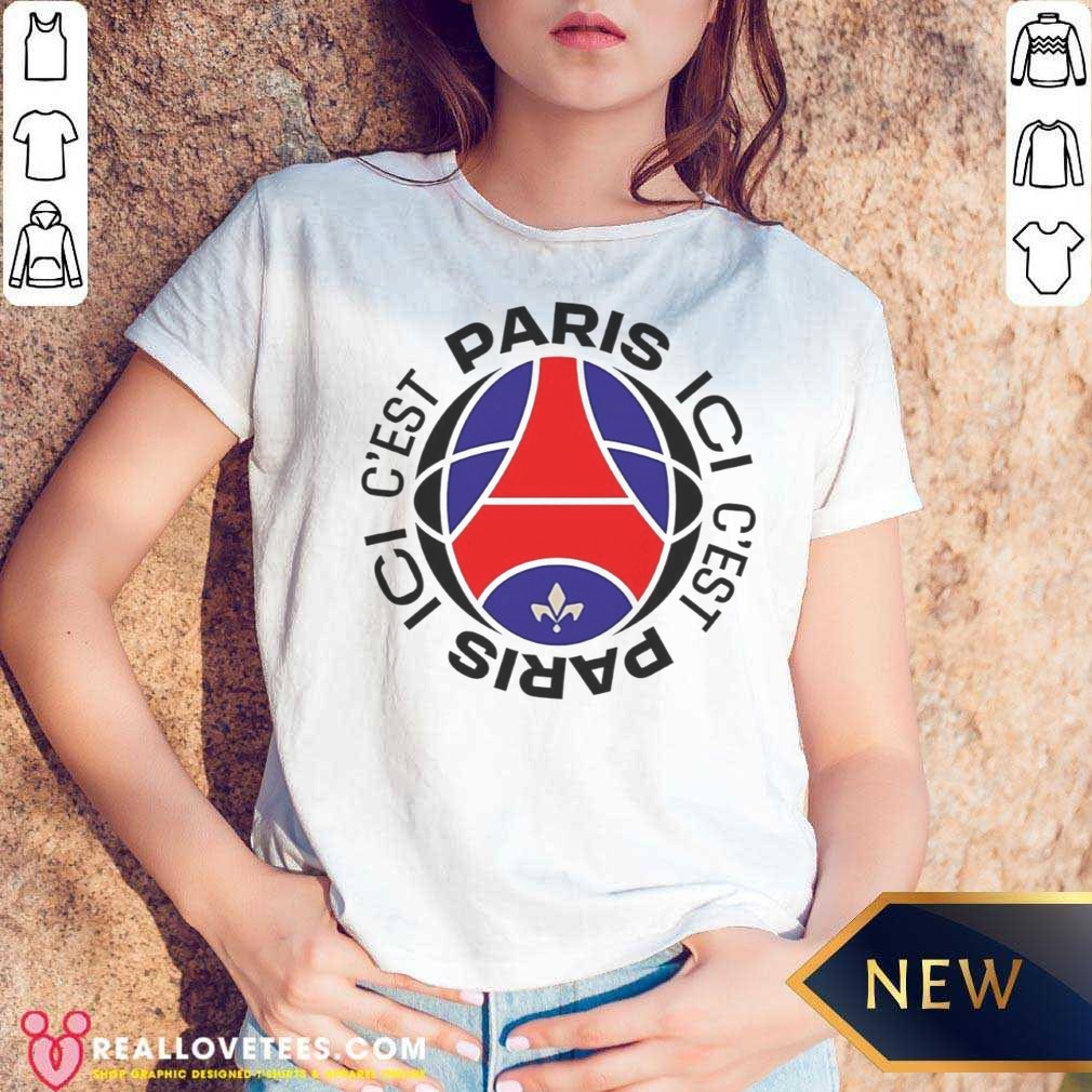 original-paris-saint-germain-football-club-ici-c-est-paris-v-neck-optimized Original Paris Saint Germain Football Club Ici C'Est Paris v neck optimized garment showcasing team spirit.