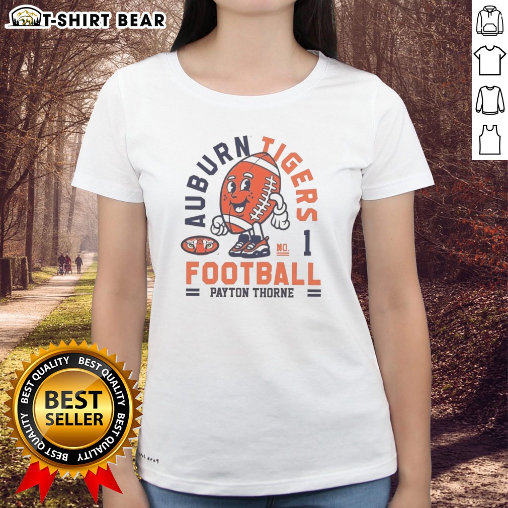 Original Payton Thorne Auburn Tigers Football No 1 Ladies Shirt Original Payton Thorne Auburn Tigers Football No 1 Ladies shirt featuring vibrant team colors and logo